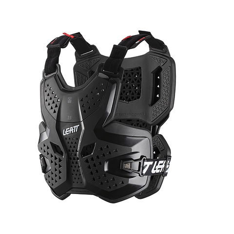 Leatt-Chest Protector 3.5 Adult-Black-Black-LBR ARM 3.5 BK-MotoXtreme