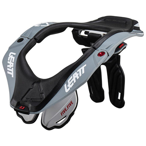 Leatt-Neck Brace Moto 5.5 Forge - Grey-Grey-LBR NB5.5 S/M FG-MotoXtreme