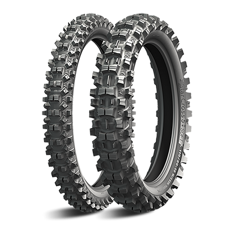 Michelin-Tracker Rear Tyre -100/90 - 19 M/C 57R TT-777632-MotoXtreme