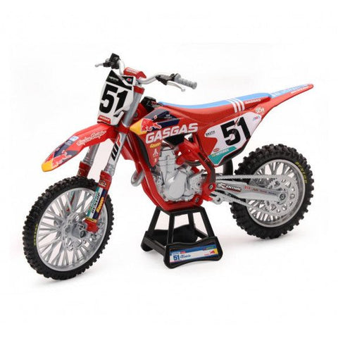 New Ray Toys-Gas Gas Justin Barcia #51 2020 Mc450F 1:12 Scale Model-Red-TOY.58303-MotoXtreme