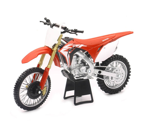 New Ray Toys-Honda CRF 450 2017 Standard Factory Graphic 1:12 SCALE-TOY-57873-MotoXtreme