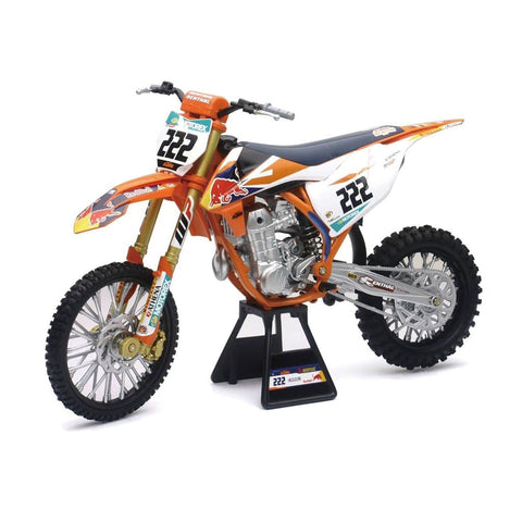 New Ray Toys-TONY CAIROLI #222 RED BULL KTM SXF 450 LEGEND EDITION 1:6 SCALE-TOY.49673-MotoXtreme