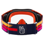 Oakley-AIRBRAKE TLD NAVY SUNRISE MX GOGGLE-Black/Orange/Red/Clear-OO7046-G5-MotoXtreme