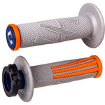 ODI-EMIG2 PRO Lock On V2 Grip-Grey/Orange-H36EPGO-MotoXtreme