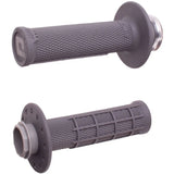 ODI-MICRO-X HALF-WAFFLE LOCK-ON GRIP SET-GRAPHITE-Graphite-H36MXH-MotoXtreme