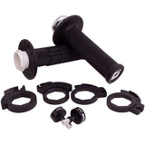 ODI-MICRO-X HALF-WAFFLE LOCK-ON GRIP SET-GREY-Grey-H36MXG-MotoXtreme
