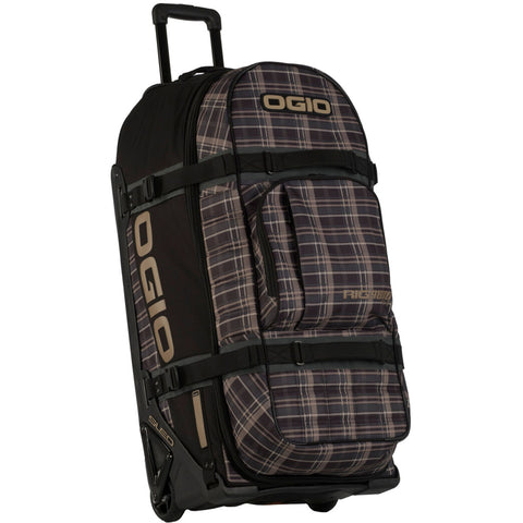 OGI0-RIG 9800 WHEELED BAG PLAIDLEY TAN-Tan-UOB801601-MotoXtreme