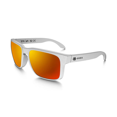 ORDA-Jesse Jude Sunglasses White & Red/Gold-White/Red/Gold-JESSE-JUDE-WHITE-RED-GOLD-MotoXtreme