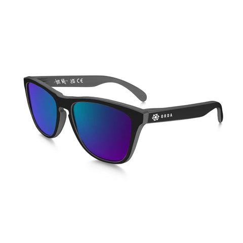 ORDA-The MT Sunglasses Black & Grey (Purple Lenses)-Black/Grey/Purple-MT-BLACK-GREY-PURPLE-MotoXtreme