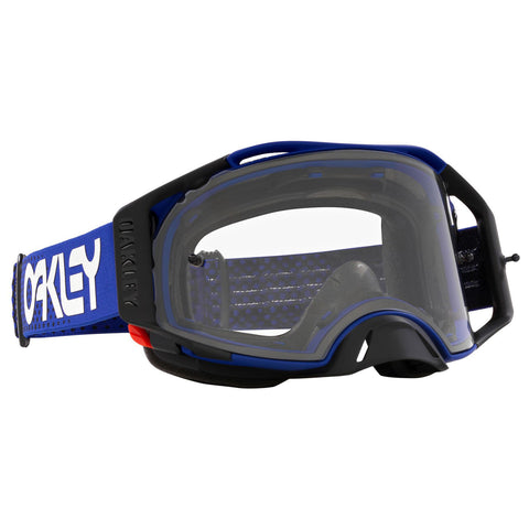 Oakley-AIRBRAKE MX/MTB GOGGLES BLUE MOTO CLEAR LENS-Blue-OA OO7046-D8-MotoXtreme