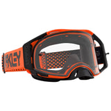 Oakley-AIRBRAKE GOGGLES MX/MTB ORANGE MOTO CLEAR LENS-Orange-OA OO7046-E0-MotoXtreme