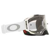 Oakley-Airbrake MX Goggle (Tuff Blocks White) Clear Lens-White-OA OO7046-C4-MotoXtreme