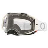 Oakley-Airbrake MX Goggle (Tuff Blocks White) Clear Lens-White-OA OO7046-C4-MotoXtreme