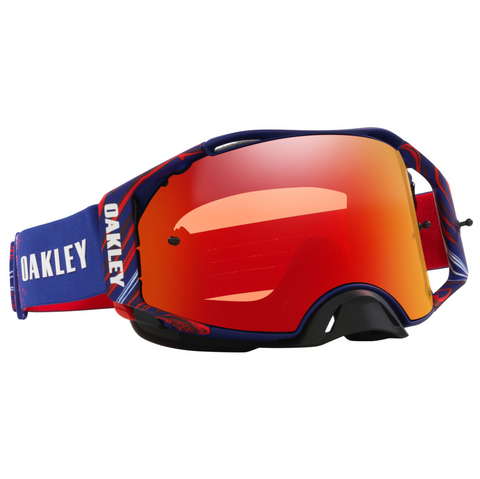 Oakley-AIRBRAKE RENAUX SIGNATURE MX GOGGLE TORCH PRIZM LENS-Blue/Black-OO7046-G0-MotoXtreme