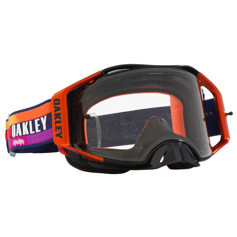 Oakley-AIRBRAKE TLD NAVY SUNRISE MX GOGGLE-Black/Orange/Red/Clear-OO7046-G5-MotoXtreme