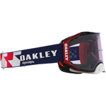 Oakley-AIRBRAKE TLD RWB STARS MX GOGGLE-Red/Blue/Clear-OO7046-G3-MotoXtreme