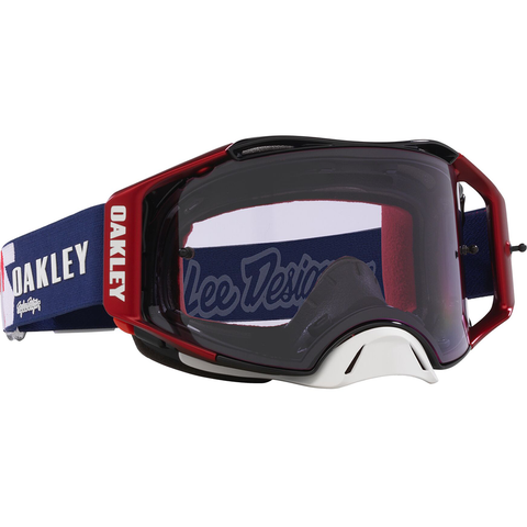 Oakley-AIRBRAKE TLD RWB STARS MX GOGGLE-Red/Blue/Clear-OO7046-G3-MotoXtreme
