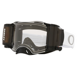 Oakley-AIRBRAKE TUFF BLOCKS WHITE ROLL OFF MX GOGGLE CLEAR LENS-Black/White-OO7046-C5-MotoXtreme