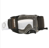 Oakley-AIRBRAKE TUFF BLOCKS WHITE ROLL OFF MX GOGGLE CLEAR LENS-Black/White-OO7046-C5-MotoXtreme