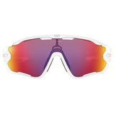 Oakley-Jawbreaker Sunglasses (Polished White) Prizm Road Lens-White-OA OO9290-5531-MotoXtreme