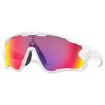 Oakley-Jawbreaker Sunglasses (Polished White) Prizm Road Lens-White-OA OO9290-5531-MotoXtreme