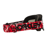 Oakley-O FRAME RED EDDIE MX GOGGLE GREY LENS-Red/Black-OO7029-92-MotoXtreme