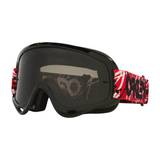 Oakley-O FRAME RED EDDIE MX GOGGLE GREY LENS-Red/Black-OO7029-92-MotoXtreme