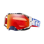 Oakley-Airbrake Goggle TLD Patriot Prizm Torch Iridium Lens-White-OA OO7046-98-MotoXtreme