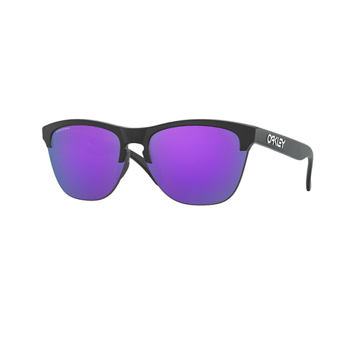 Oakley-Frogskins Lite Sunglasses (Matte Black) Prizm Violet Lens-OA OO9374-3163-MotoXtreme