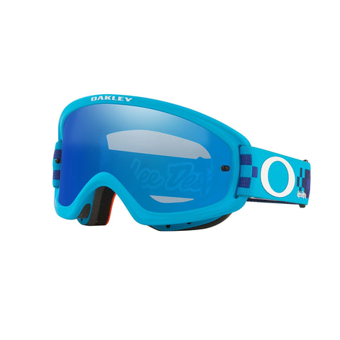 Oakley-Youths O-Frame 2.0 Pro Goggle (Blue) TLD Chequerboard Black Ice Iridium Lens-Blue-OA OO7116-12-MotoXtreme