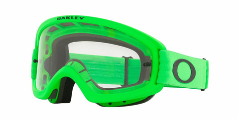 Oakley-Youth O Frame 2.0 Pro MX Goggle | Clear Lens | Various Colors-Green-OA OO7116-19-MotoXtreme