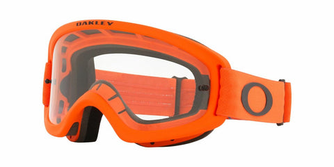 Oakley-Youth O Frame 2.0 Pro MX Goggle | Clear Lens | Various Colors-Orange-OA OO7116-14-MotoXtreme