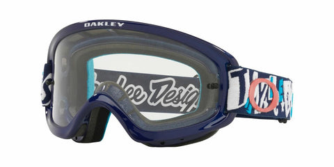 Oakley-Youth O Frame 2.0 Pro MX Goggle | Clear Lens | Various Colors-TLD Anarchy Blue-OA OO7116-15-MotoXtreme