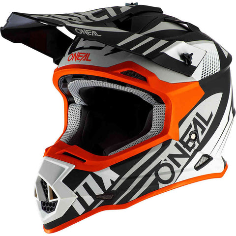 Oneal-2 Series Spyde Helmet-Orange/Black-7305-MotoXtreme