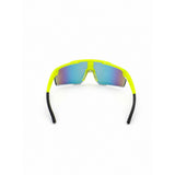 Orda-BENNI FLURO YELLOW VELO GRIP FRAME RED/ORANGE LENS SUNGLASSES-Yellow-ORDSG18.29-MotoXtreme