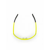Orda-BENNI FLURO YELLOW VELO GRIP FRAME RED/ORANGE LENS SUNGLASSES-Yellow-ORDSG18.29-MotoXtreme