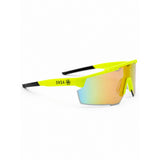 Orda-BENNI FLURO YELLOW VELO GRIP FRAME RED/ORANGE LENS SUNGLASSES-Yellow-ORDSG18.29-MotoXtreme