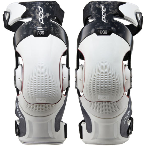 POD-K8 3.0 Knee Brace Carbon (Black and White)-Black/White-UPDK830CLTPRSM-MotoXtreme