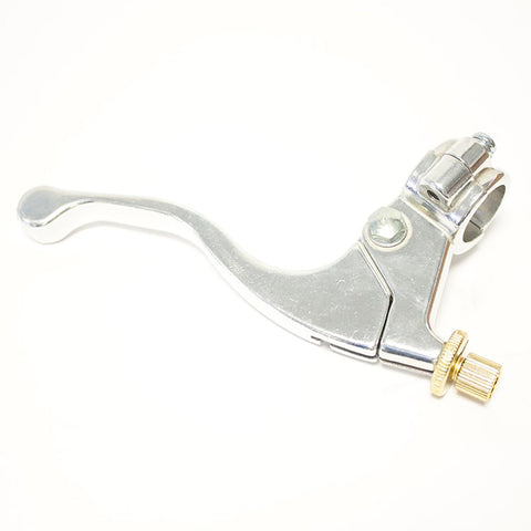 Raceline-Universal Brake Lever Assembly Silver - Short-LEBA11 SHORT-MotoXtreme