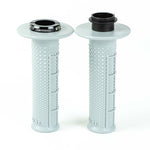 Renthal-HANDLEBAR GRIP MX ORIGINAL LOCK ON SOFT, TAPERED/HALF WAFFLE-WHITE-White-REHBG MX G238-MotoXtreme