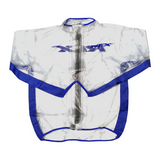 RFX-SPORT WET JACKET ADULT CLEAR/VARIOUS COLOURS-Clear/Blue-FXWJ104XS55BU-MotoXtreme