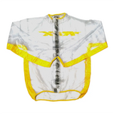 RFX-SPORT WET JACKET ADULT CLEAR/VARIOUS COLOURS-Clear/Yellow-FXWJ104XS55YL-MotoXtreme