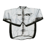 RFX-SPORT WET JACKET YOUTH CLEAR/ORANGE/BLACK-Clear/Black-FXWJ100YS55BK-MotoXtreme