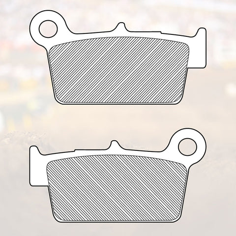 Renthal-RC-1 Works Rear Brake Pads BP-104 (Kaw/Suz/Yam 125/250/450)-BP104-MotoXtreme