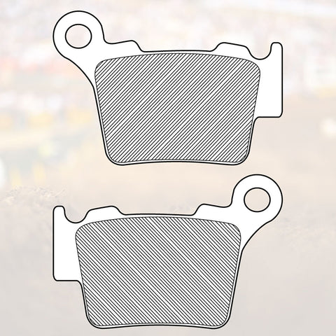 Renthal-RC-1 Works Rear Brake Pads BP-108 (KTM/Husq 125/250/350/450)-BP108-MotoXtreme