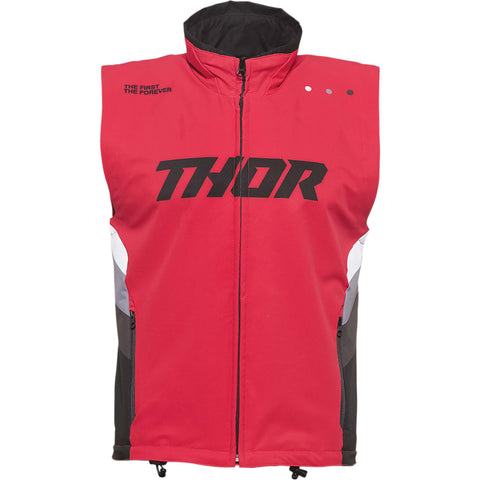 Thor-Thor Warm Up Vest-Red/Black-28300589 / 2830-0589-MotoXtreme