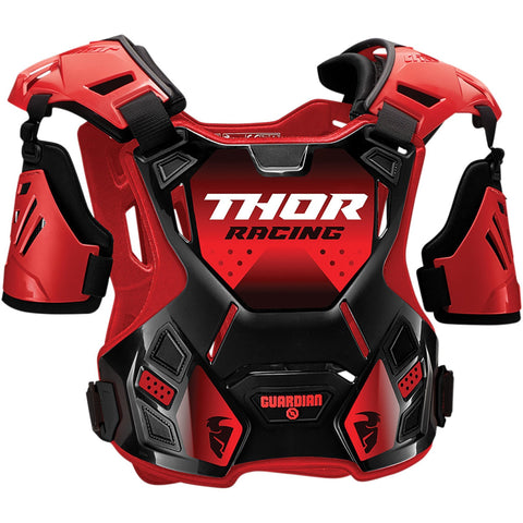 Thor-Youths Guardian Chest and Body Protector Red/Black-Red/Black-UCGTP5324-MotoXtreme