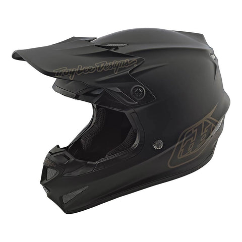 Troy Lee Designs-SE4 Polyacrylite Helmet Mono Matte Black-Matte Black-TL109490201-MotoXtreme