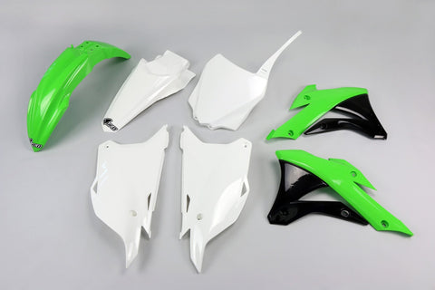 UFO-Kawasaki Plastic Kit KX 85 2014-20 OEM Factory-OEM-KAKIT222-999-MotoXtreme