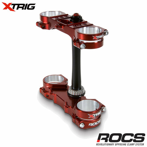 XTrig-ROCS Pro Fork Clamps Kawasaki KXF250 21 KXF450 2019-21-XT 40301006-MotoXtreme